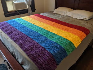Gay Flag Blanket